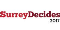 Event logo for Surrey Decides 2017